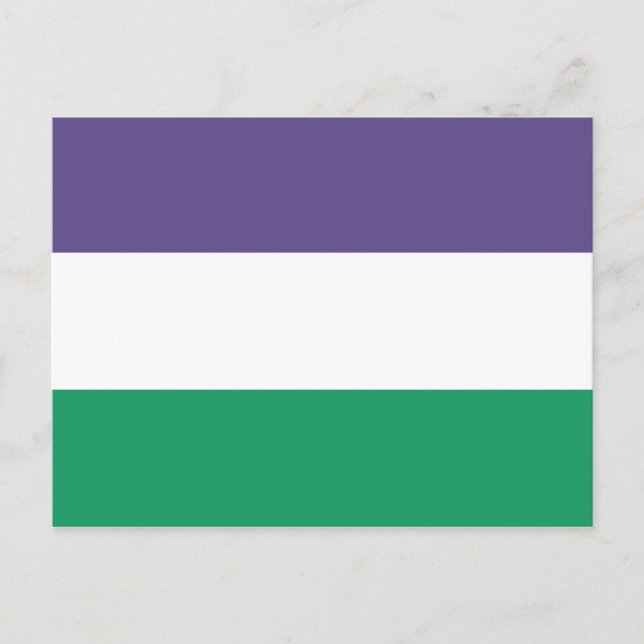 Carte Postale Suffragette Flag (Devant)