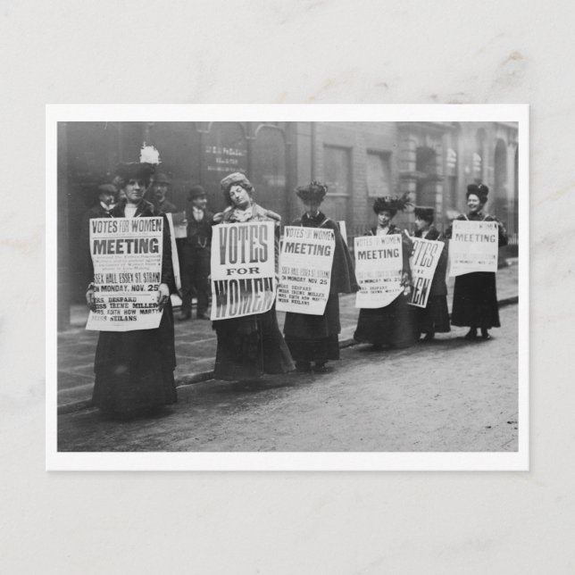 Carte Postale Suffragettes Votes for Women, Londres (Devant)