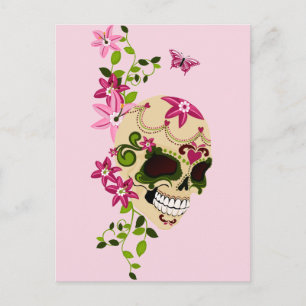 Carte Postale Sugar Skull [Día de Muertos]