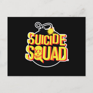 Carte Postale Suicide Squad   Bomb Logo