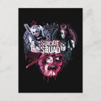 Suicide Squad | Girls Graffiti Badges