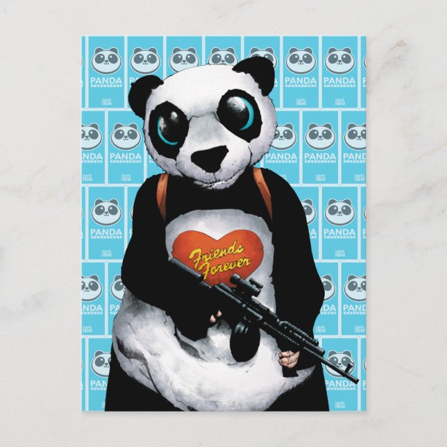 Carte Postale Suicide Squad Panda (Devant)