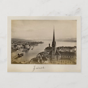 Carte Postale Suisse 1908, Zurich