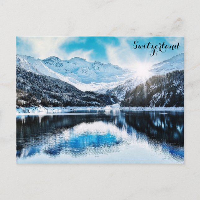 Carte Postale Suisse Alpes alpines photo de voyage (Devant)