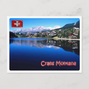 Carte Postale Suisse - Crans Montana -