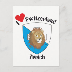 Carte postale suisse de Zurich