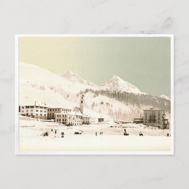 Carte Postale Suisse en hiver (Devant)