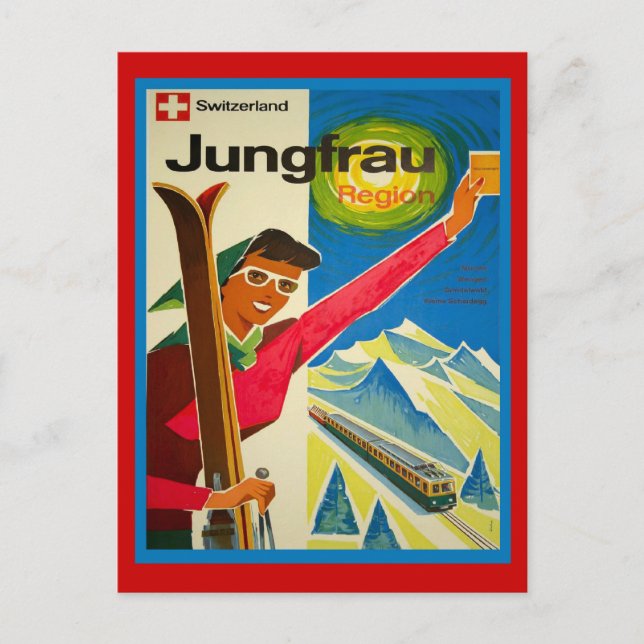 Carte Postale Suisse jungfrau (Devant)
