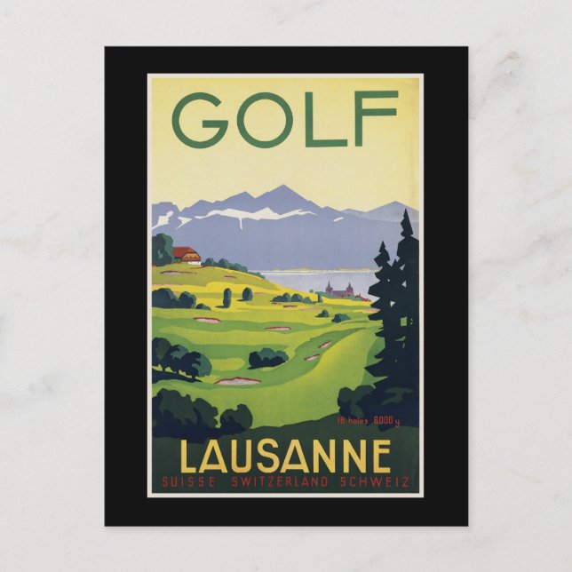 Carte Postale Suisse Lausanne (Devant)