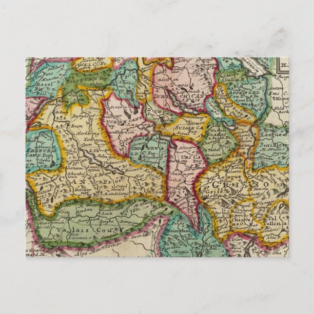 Carte Postale Suisse ou Suisse (Devant)