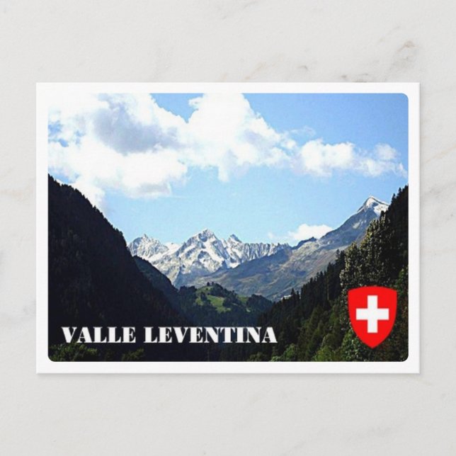 Carte Postale Suisse - Vallée de Leventina - (Devant)