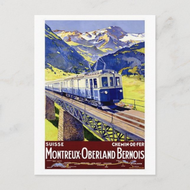 Carte Postale Suisse vintage - (Devant)