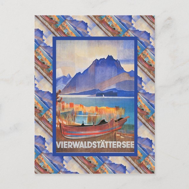 Carte Postale Suisse vintage, Vierwaldstattersee (Devant)