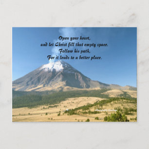 Carte Postale Suivez le chemin de christ