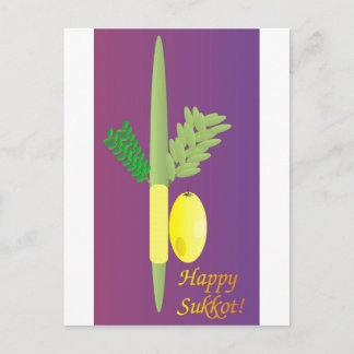 Carte Postale Sukkot 4 minim