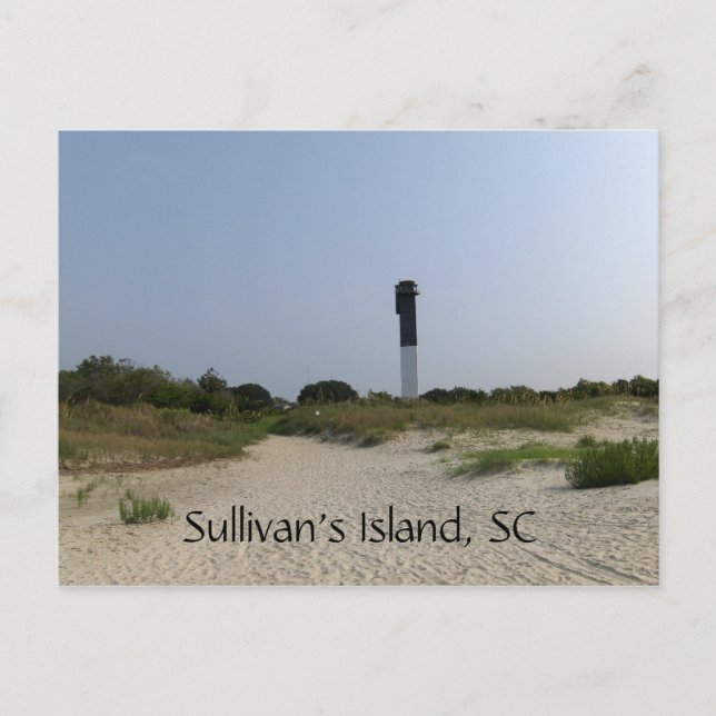 Carte Postale Sullivan's Island Lighthouse Postcard (Devant)