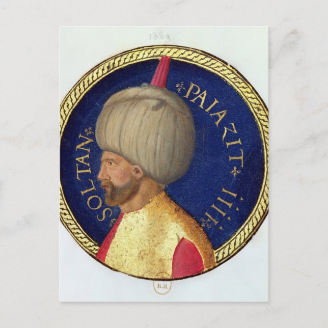 Carte Postale Sultan Bayezid I (Devant)