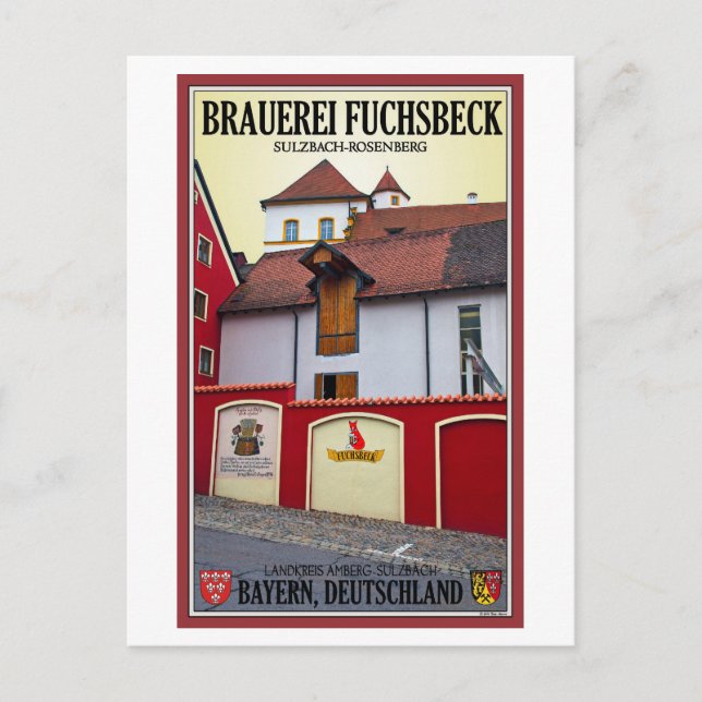 Carte Postale Sulzbach-Rosenberg - Brauerei Fuchsbeck (Devant)