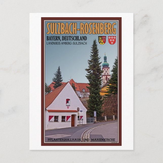 Carte Postale Sulzbach-Rosenberg - Maison à péage (Devant)