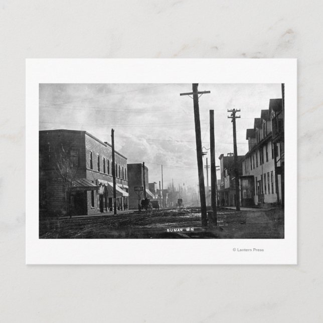 Carte Postale Sumas, WashingtonA Street SceneSumas, WA (Devant)