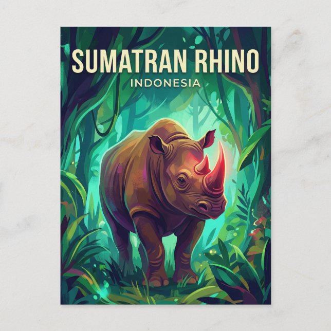 Carte Postale Sumatra Indonésie (Devant)