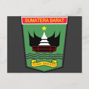 Carte Postale Sumatra Ouest, Indonésie