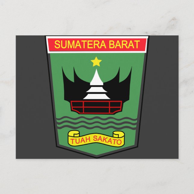 Carte Postale Sumatra Ouest, Indonésie (Devant)