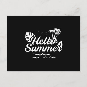 Carte Postale Summer Beach Vacances Surf Mer Cool Soleil Drôle C