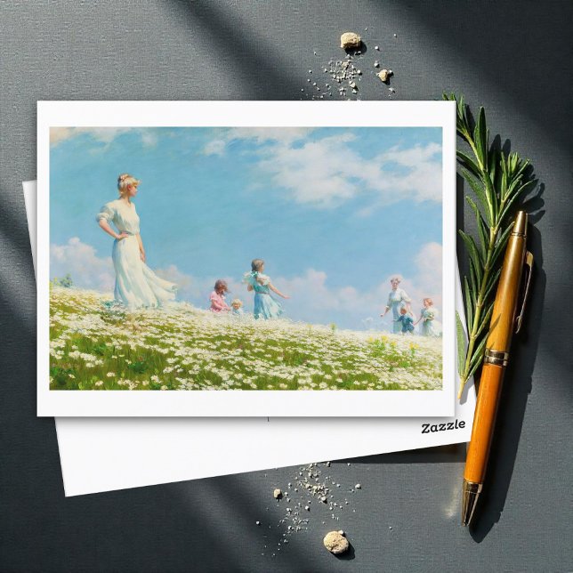 Carte Postale Summer, Charles Courtney Curran (1906) (Créateur téléchargé)