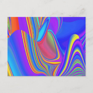 Carte Postale Summerfeel, Rainbowart 3D Abstrait