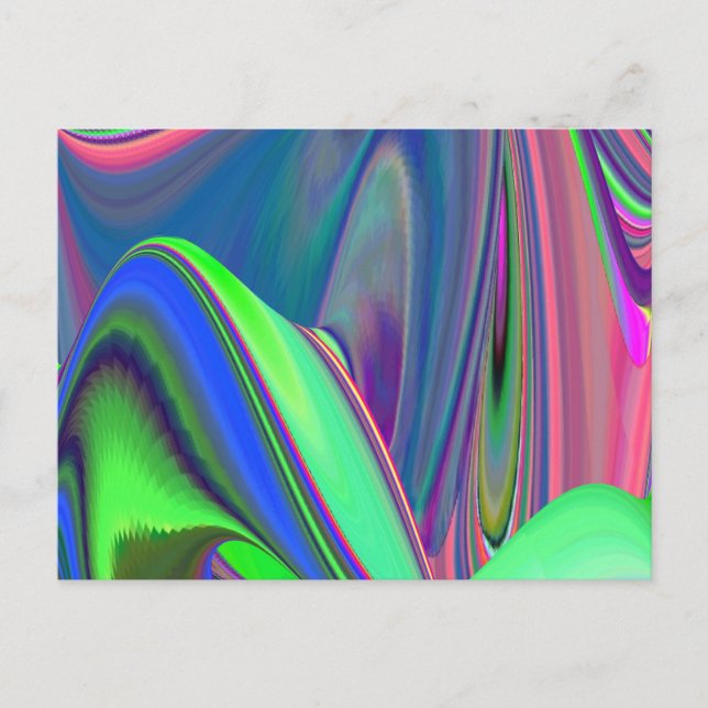 Carte Postale Summerfeel, Rainbowart 3D Abstrait (Devant)