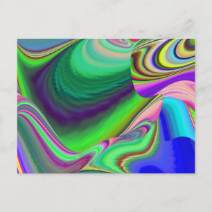 Carte Postale Summerfeel, Rainbowart 3D Abstrait