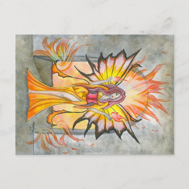Carte Postale Summoning Fire Fairy Postcard (Devant)