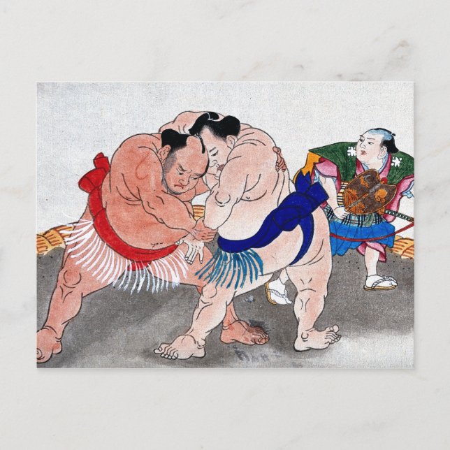 Carte Postale Sumo (Devant)
