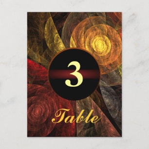 Carte Postale Sun Flower Floral Moderne Art Motif Abstrait