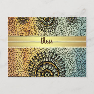 Carte Postale Sun of Henna (Goldish)