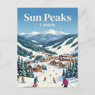 Carte Postale Sun Peaks Canada
