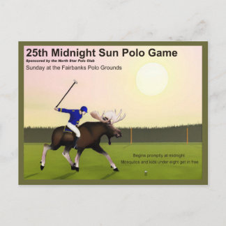 Carte Postale Sun Polo de minuit