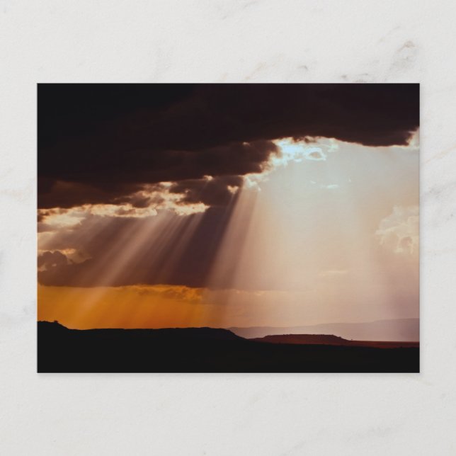 Carte Postale Sun setting on the Masai Mara. 2 (Devant)