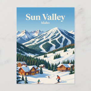 Carte Postale Sun Valley Idaho États-Unis