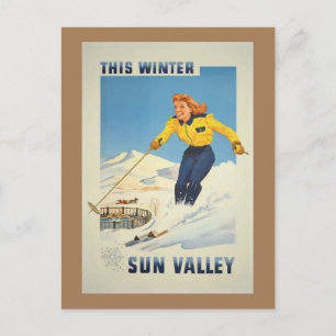 Carte Postale Sun Valley Idaho      Voyage vintage