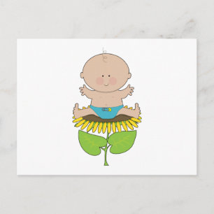 Carte Postale Sunflower Baby Boy