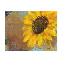 Carte postale Sunflower Burst