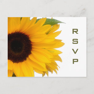 Carte postale Sunflower RSVP