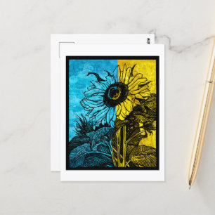 Carte Postale Sunflower Ukraine