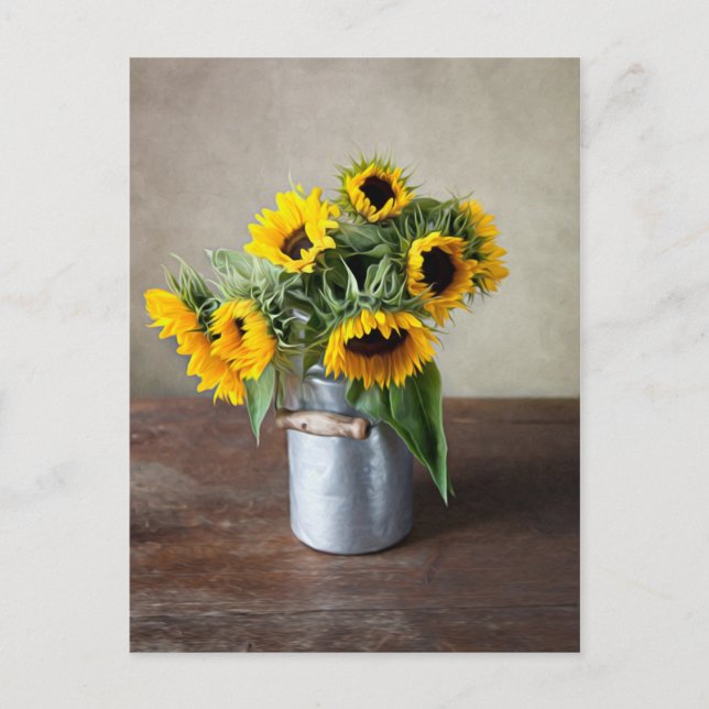 Carte Postale Sunflowers (Devant)
