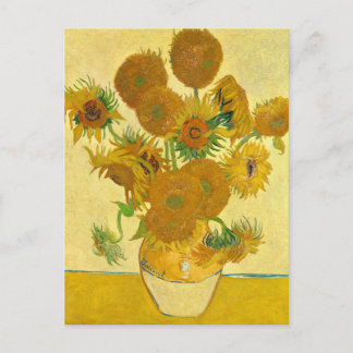 Carte Postale Sunflowers par Vincent Van Gogh