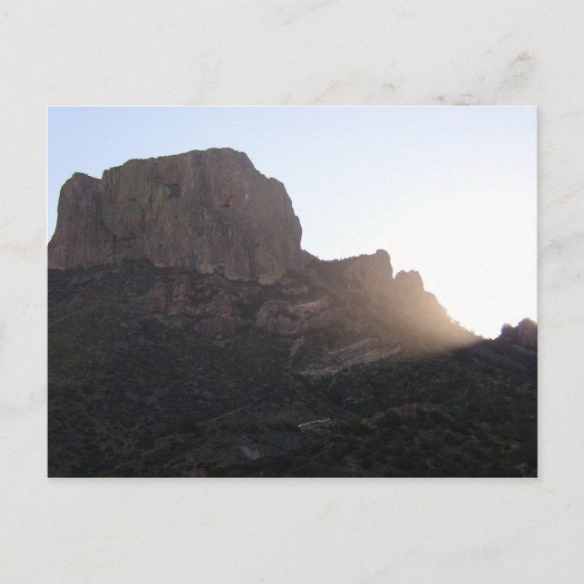 Carte Postale Sunlight Streaming Sur Casa Grande, BBNP, Texas (Devant)