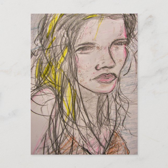 Carte Postale Sunny Beach Girl (Devant)