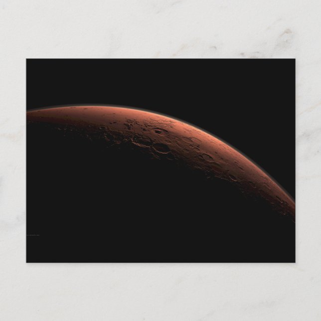 Carte Postale Sunrise at Gale Crater Planet Mars (Devant)